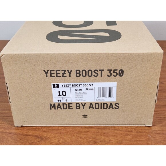 Adidas Men\'s Yeezy Boost 350 V2 Sneakers ~ Natural ~ FZ5246 Size 10 ~ W/ Box main image 8